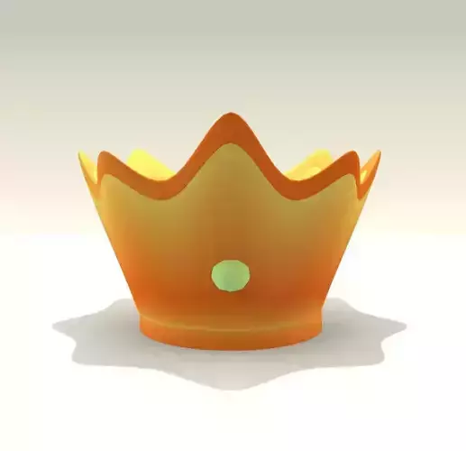 golden kings crown with gems