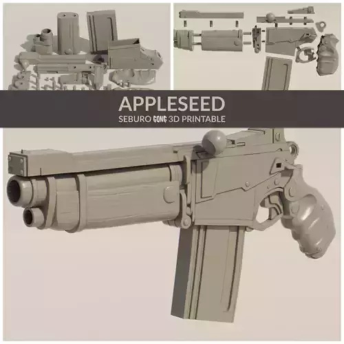 Appleseed Seburo Gong 3D Printable  Free 3D model