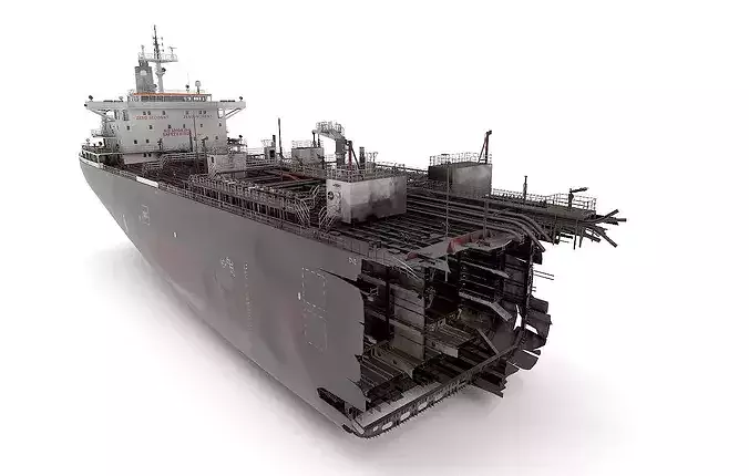 Shipwreck  broken tanker
