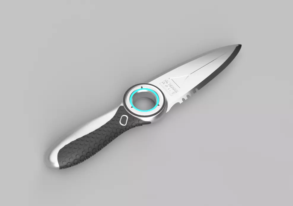 Subnautica knife model 3D print model_0