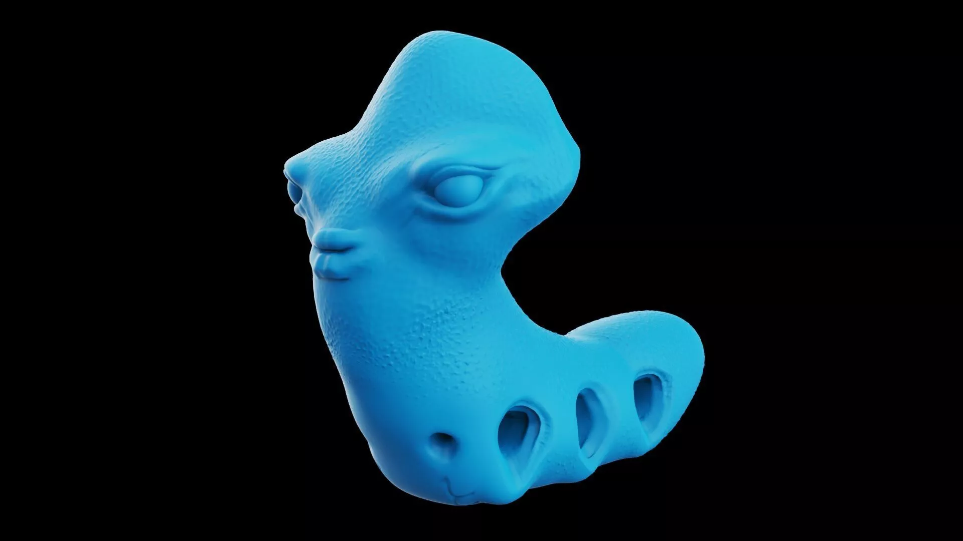 eucalipstic worm 3D print model