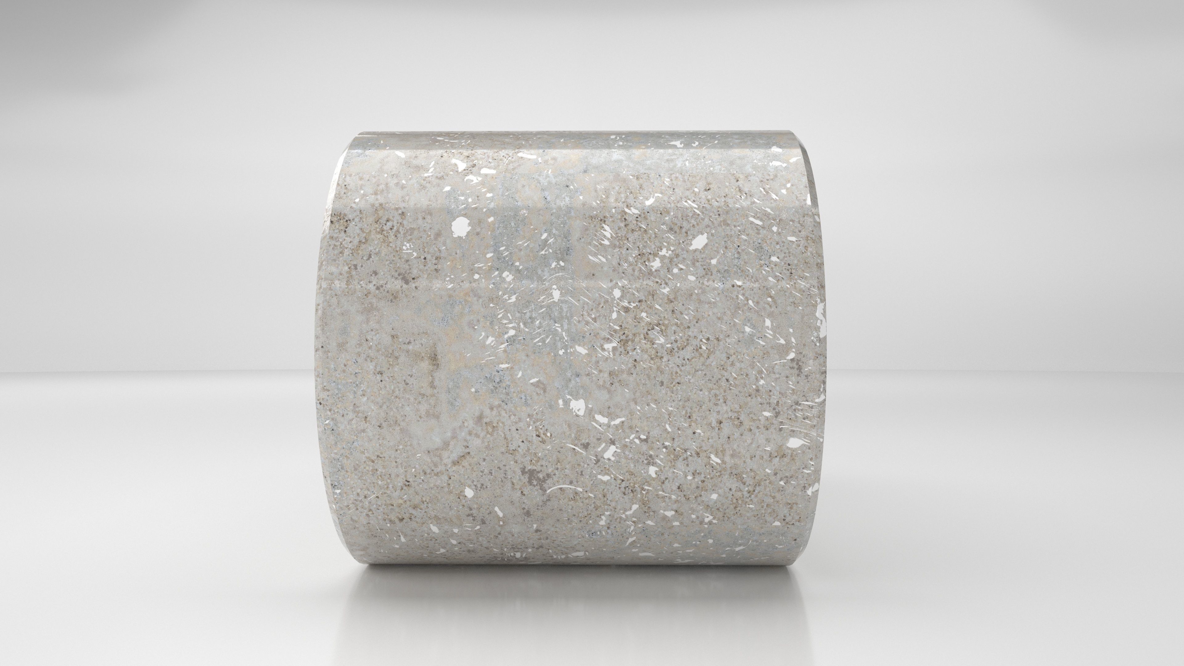 Oval buustop 3D model_4