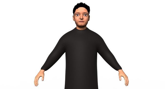 3D Character muslim man Free 3D model