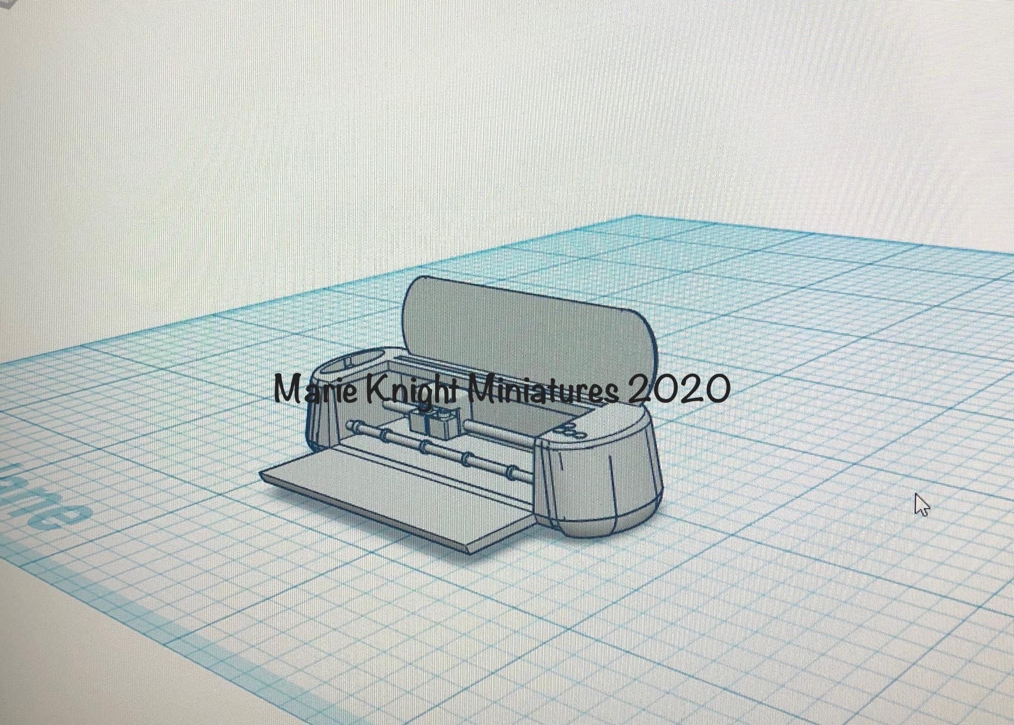12th Scale Cricut Maker for Dollhouse 3D print model_1