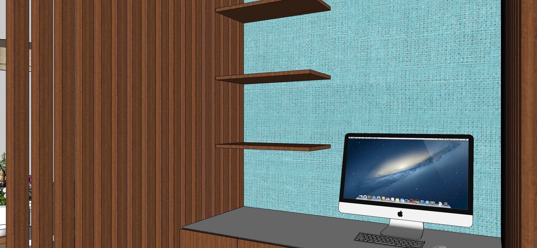 Interior and Exterior Small 5 Meters House 3D Model 3D model_8