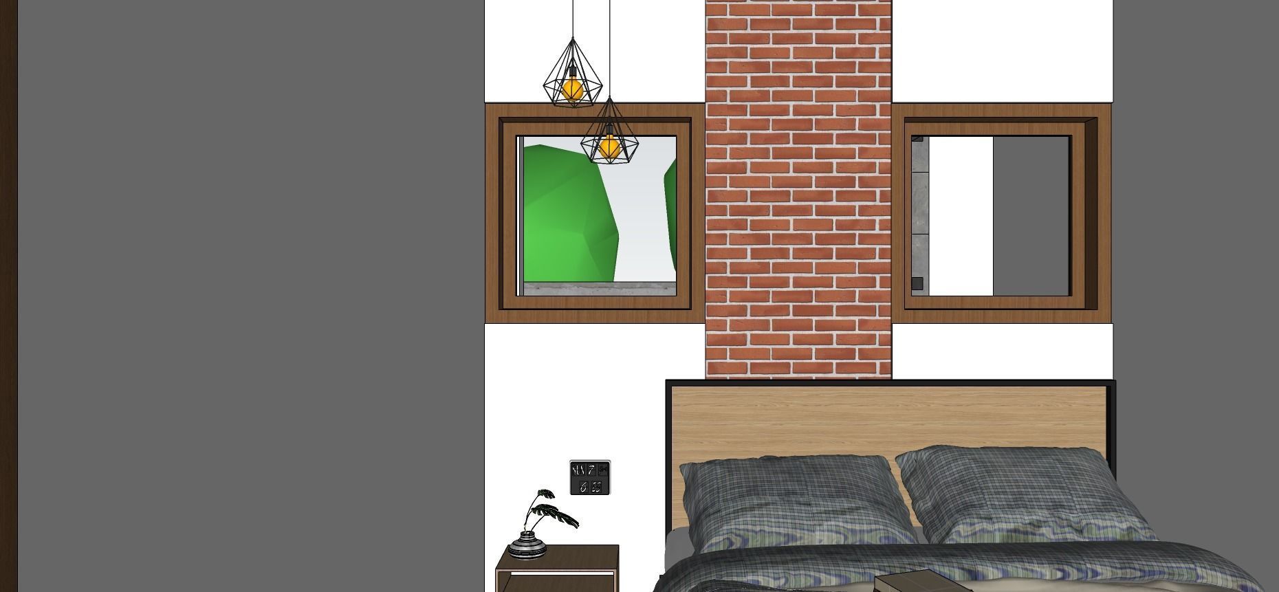 Interior and Exterior Small 5 Meters House 3D Model 3D model_11