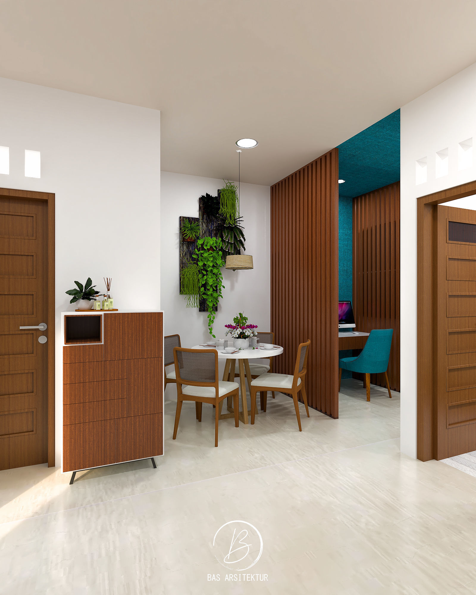 Interior and Exterior Small 5 Meters House 3D Model 3D model_2