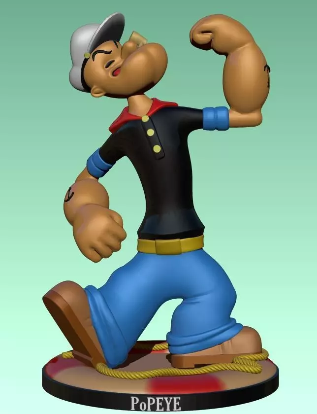 Popeye - The Sailor Man - 3D Model 3D print model