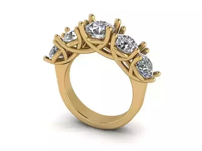 Diamond Ring 220 3D print model