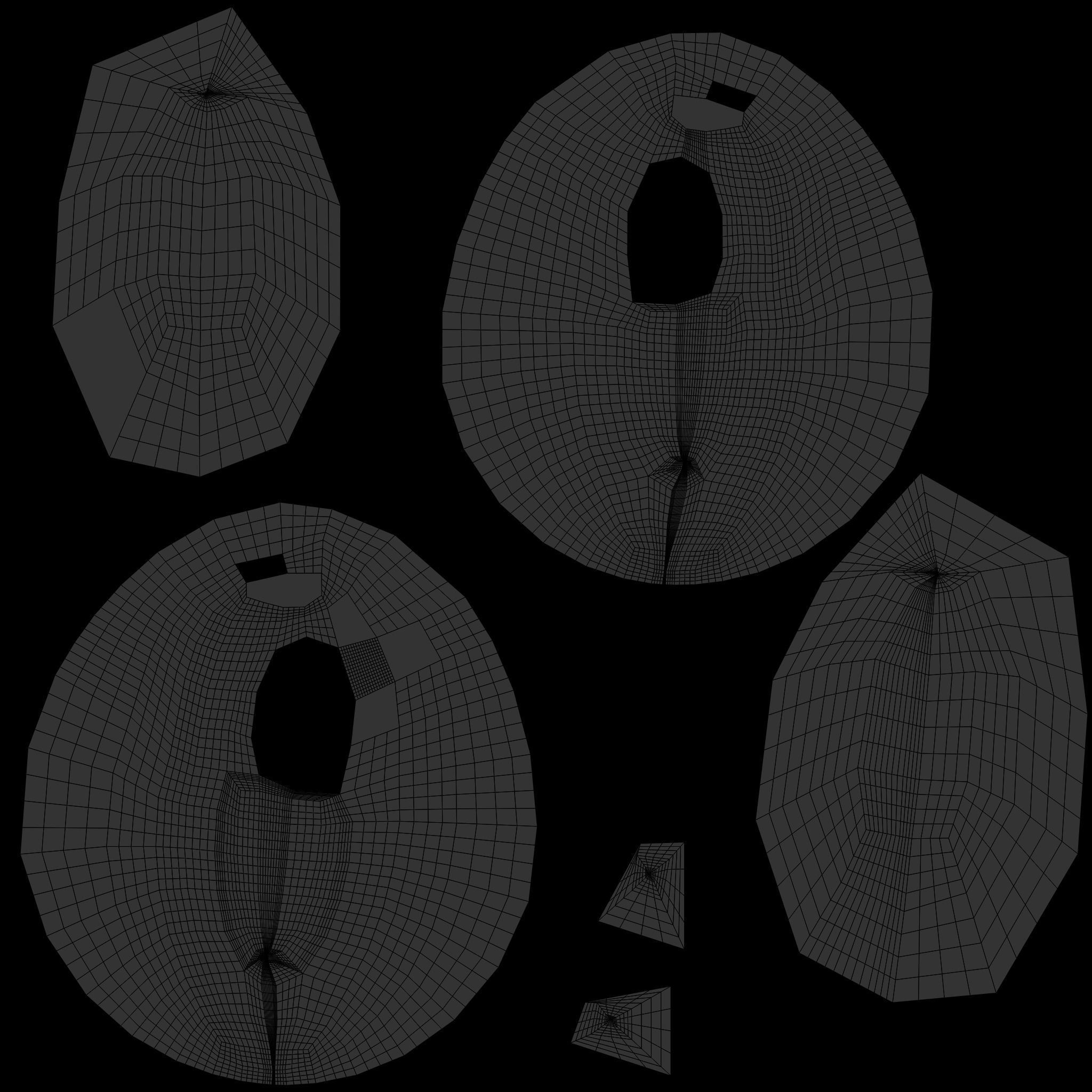 totoro character 3D model_8