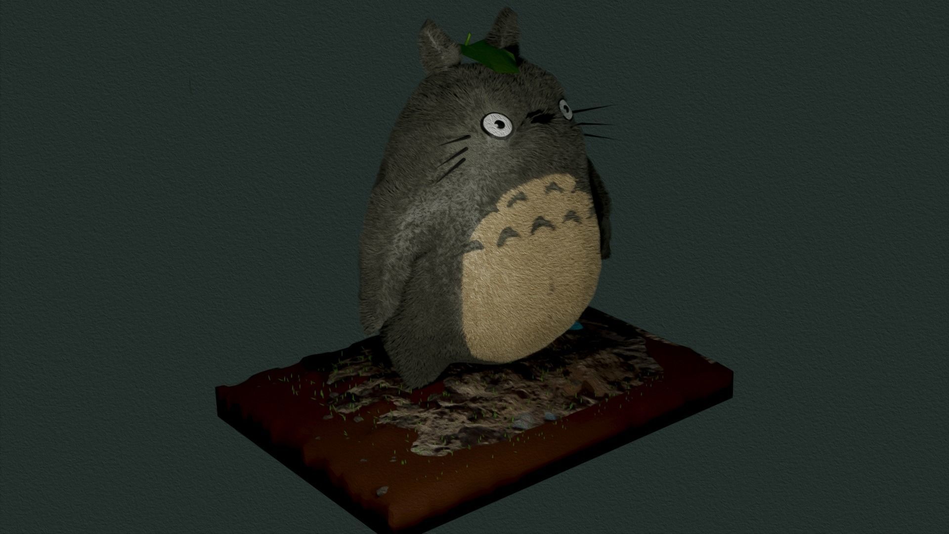 totoro character 3D model_4