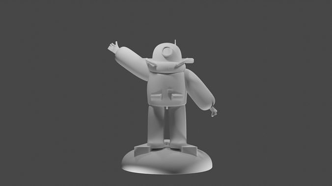 second astronaut from the game astroneer Free 3D print model