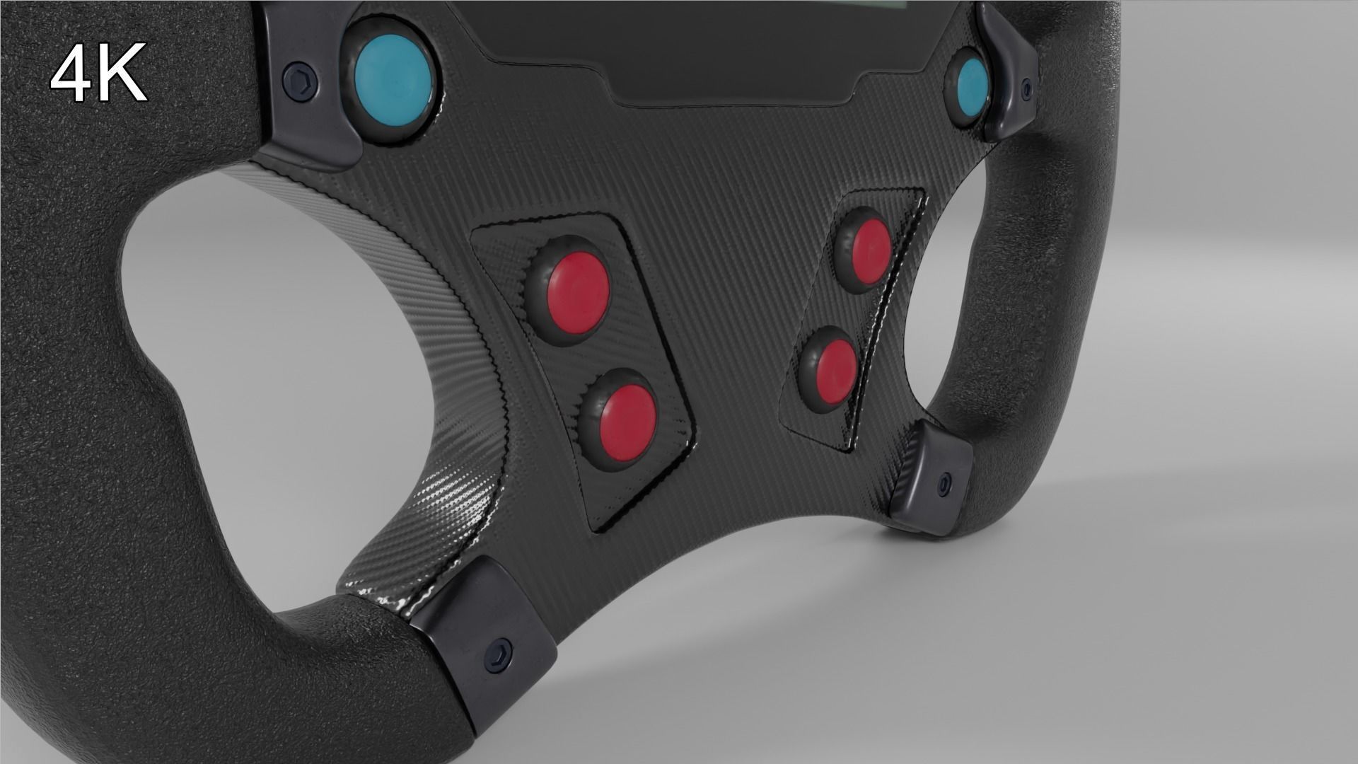 Formula steering wheel 3D model_3