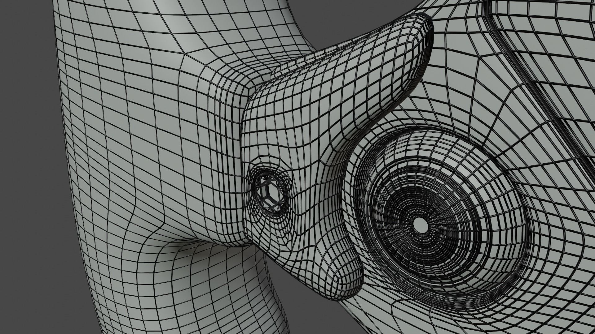 Formula steering wheel 3D model_31