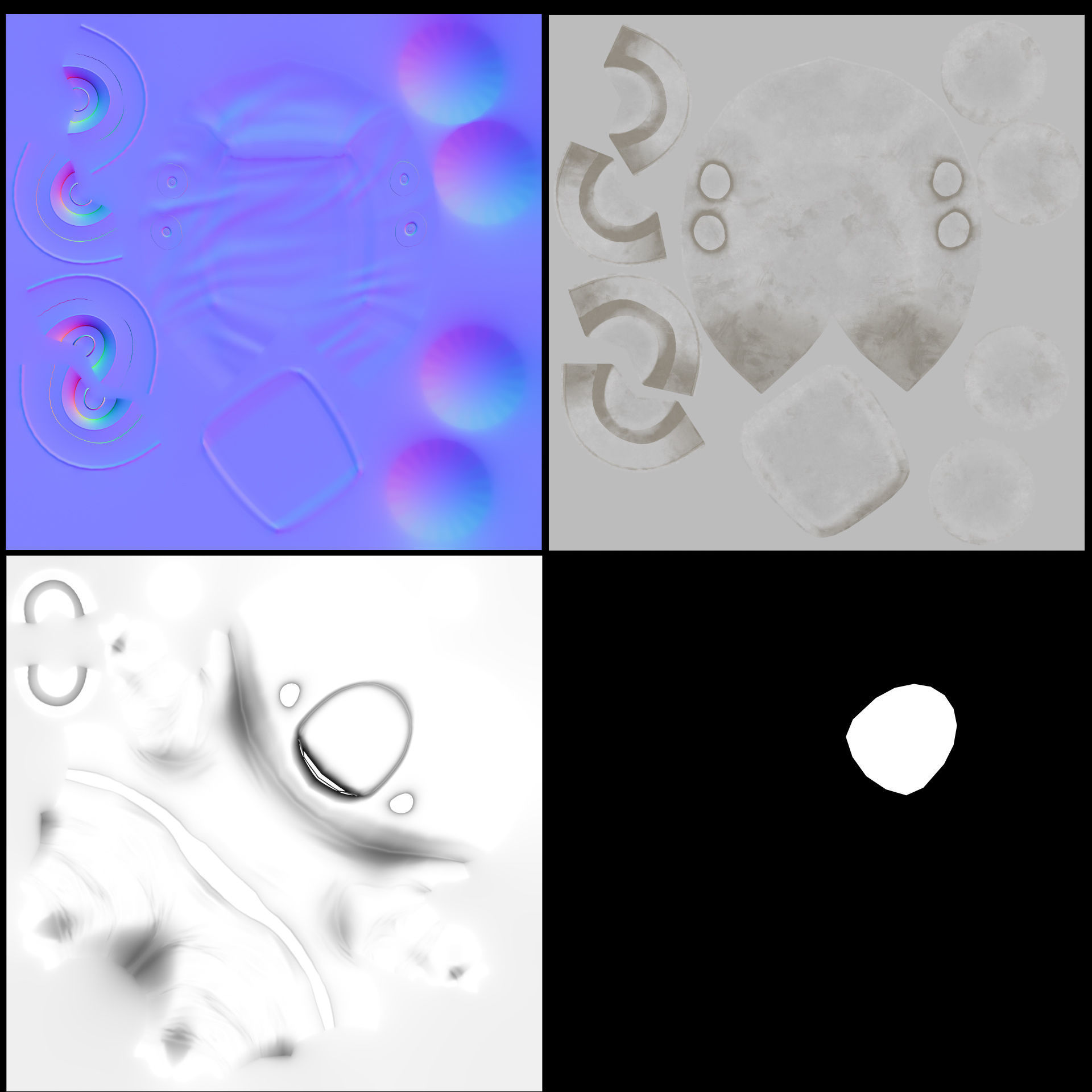 Astro Team Low-poly 3D model_16