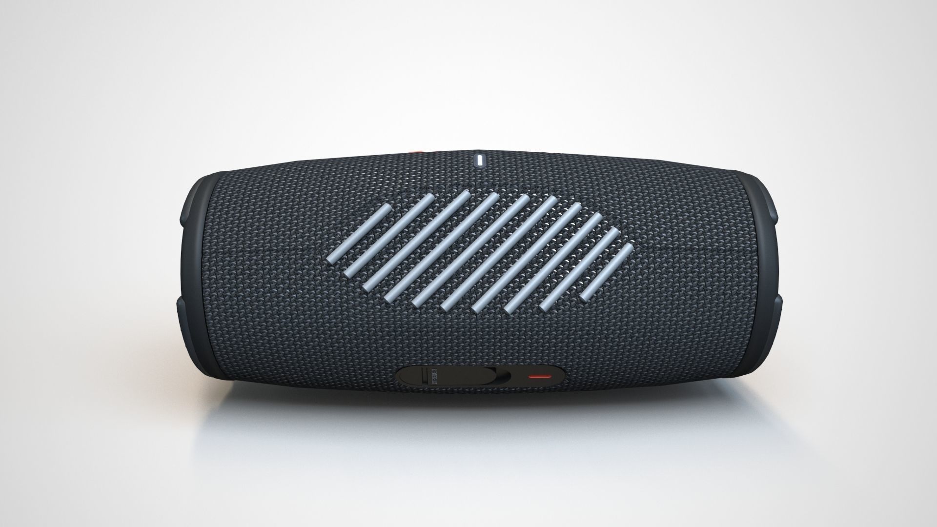 JBL XTREME 3 Black Low-poly 3D model_8