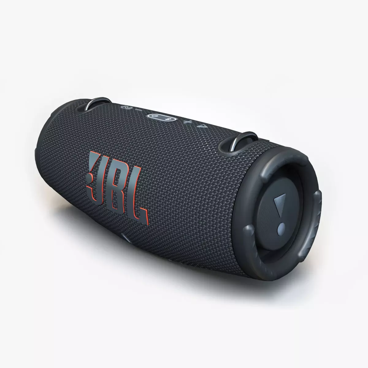 JBL XTREME 3 Black Low-poly 3D model_0