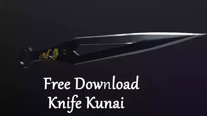 Free Download Knife Kunai