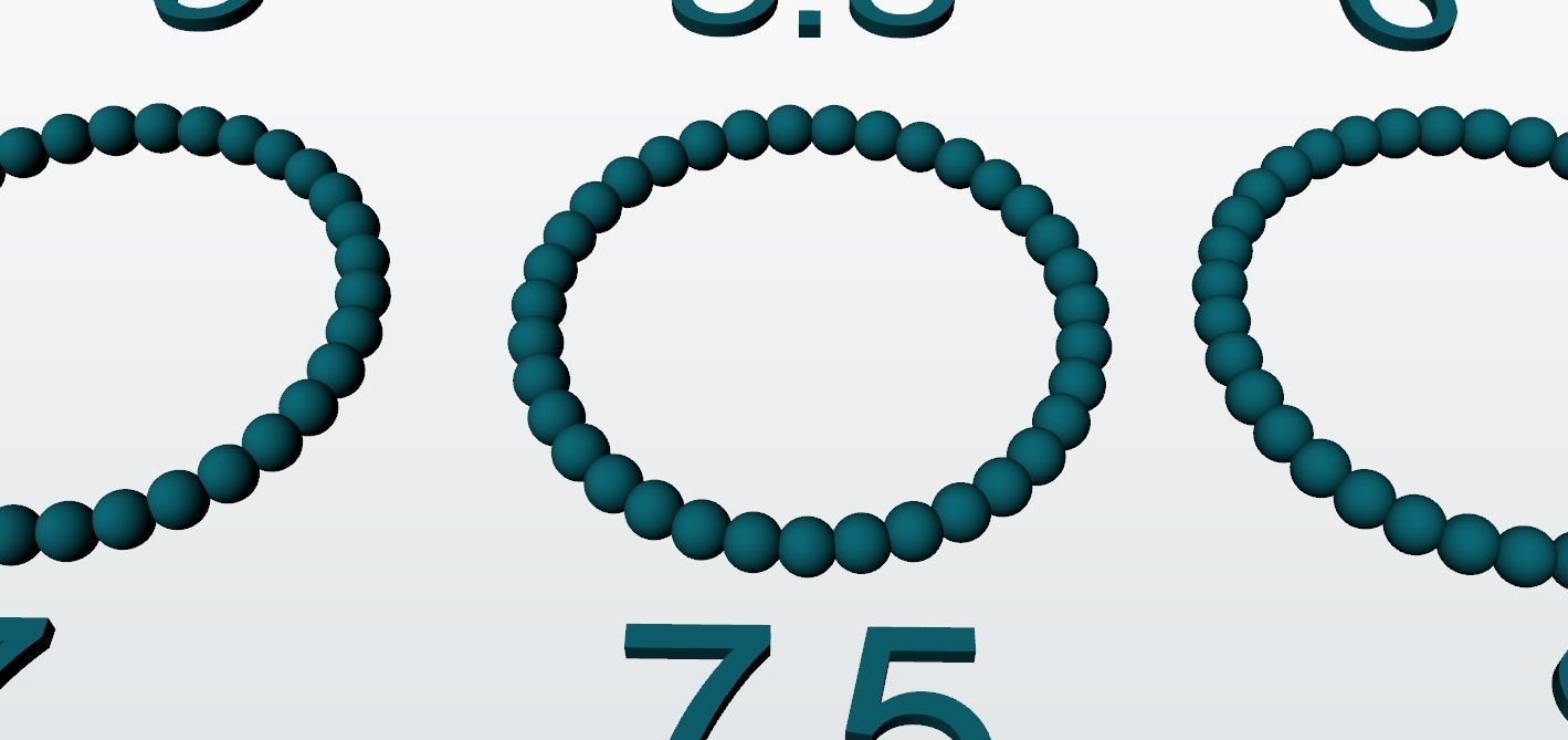 Balls Ring - 8 sizes 3D print model_8