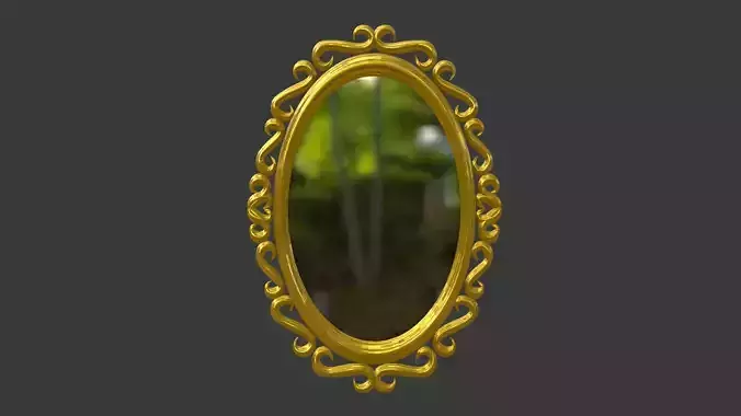 Oval Mirror Frame