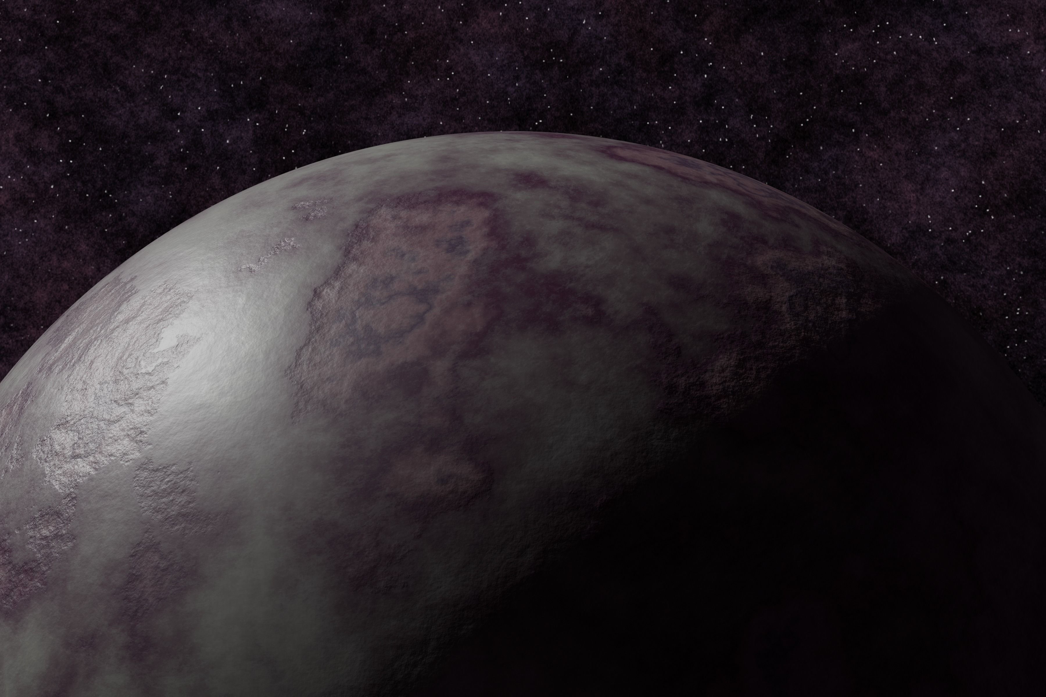 Ice planet 004-alfa Low-poly 3D model_6