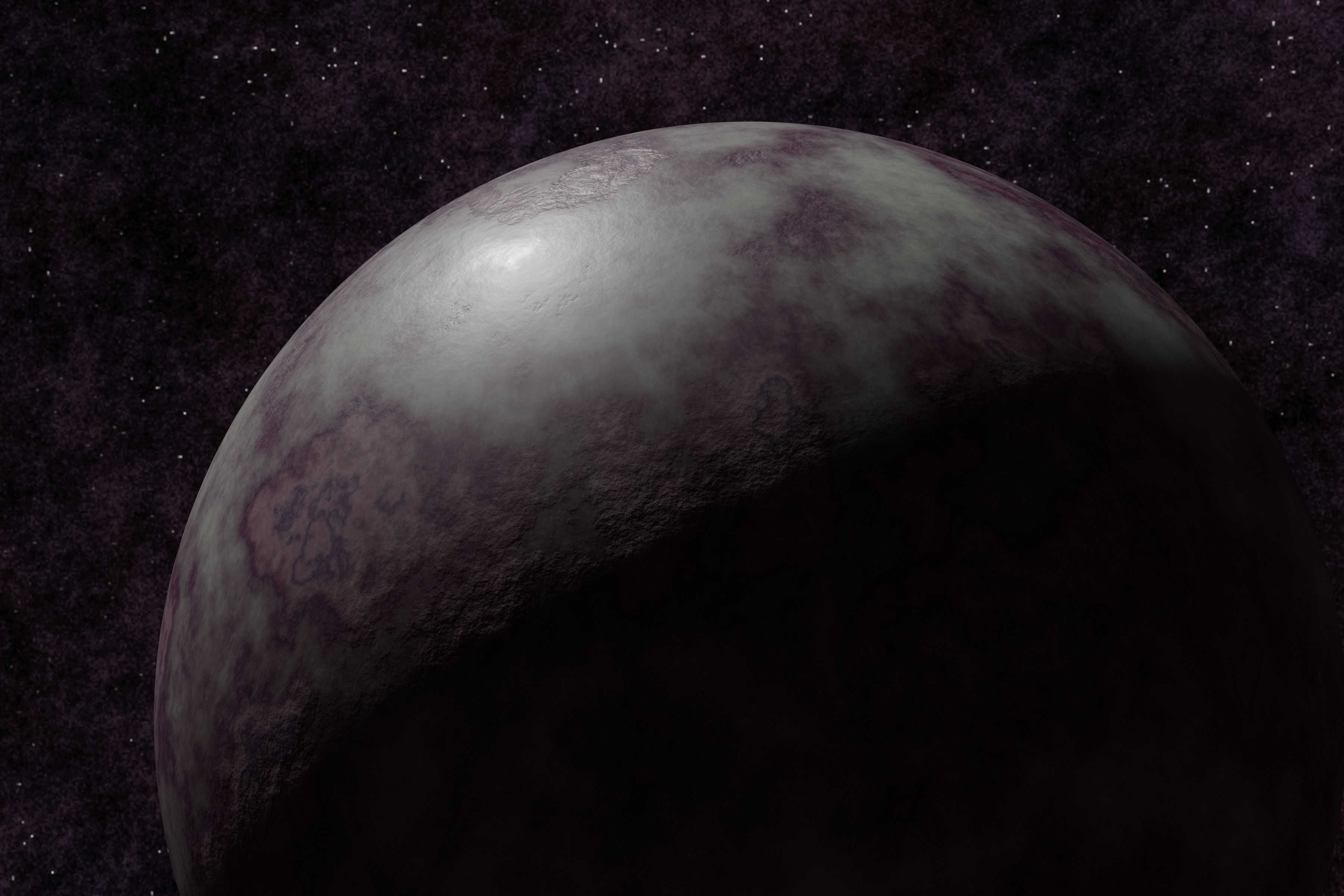 Ice planet 004-alfa Low-poly 3D model_7