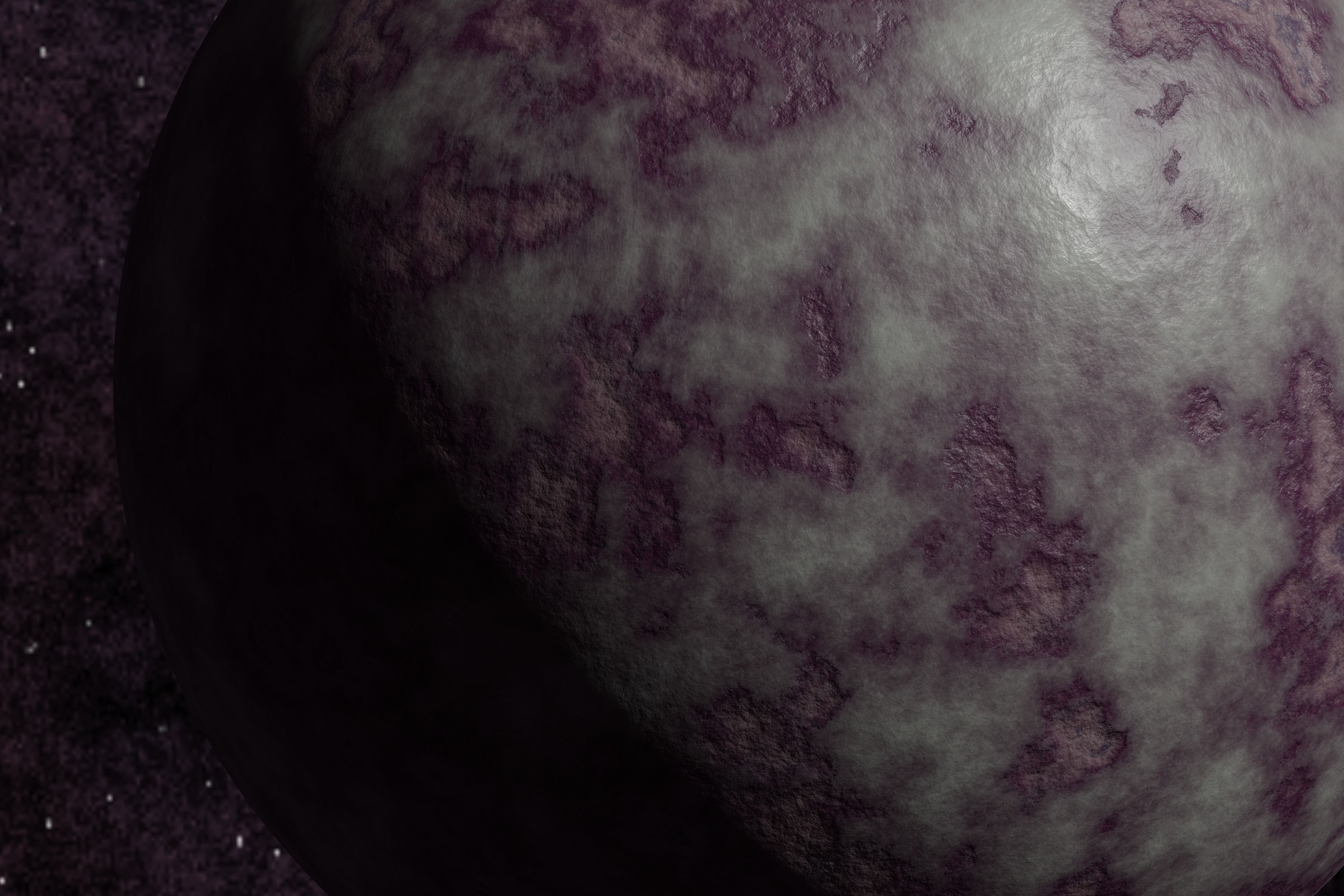 Ice planet 004-alfa Low-poly 3D model_4