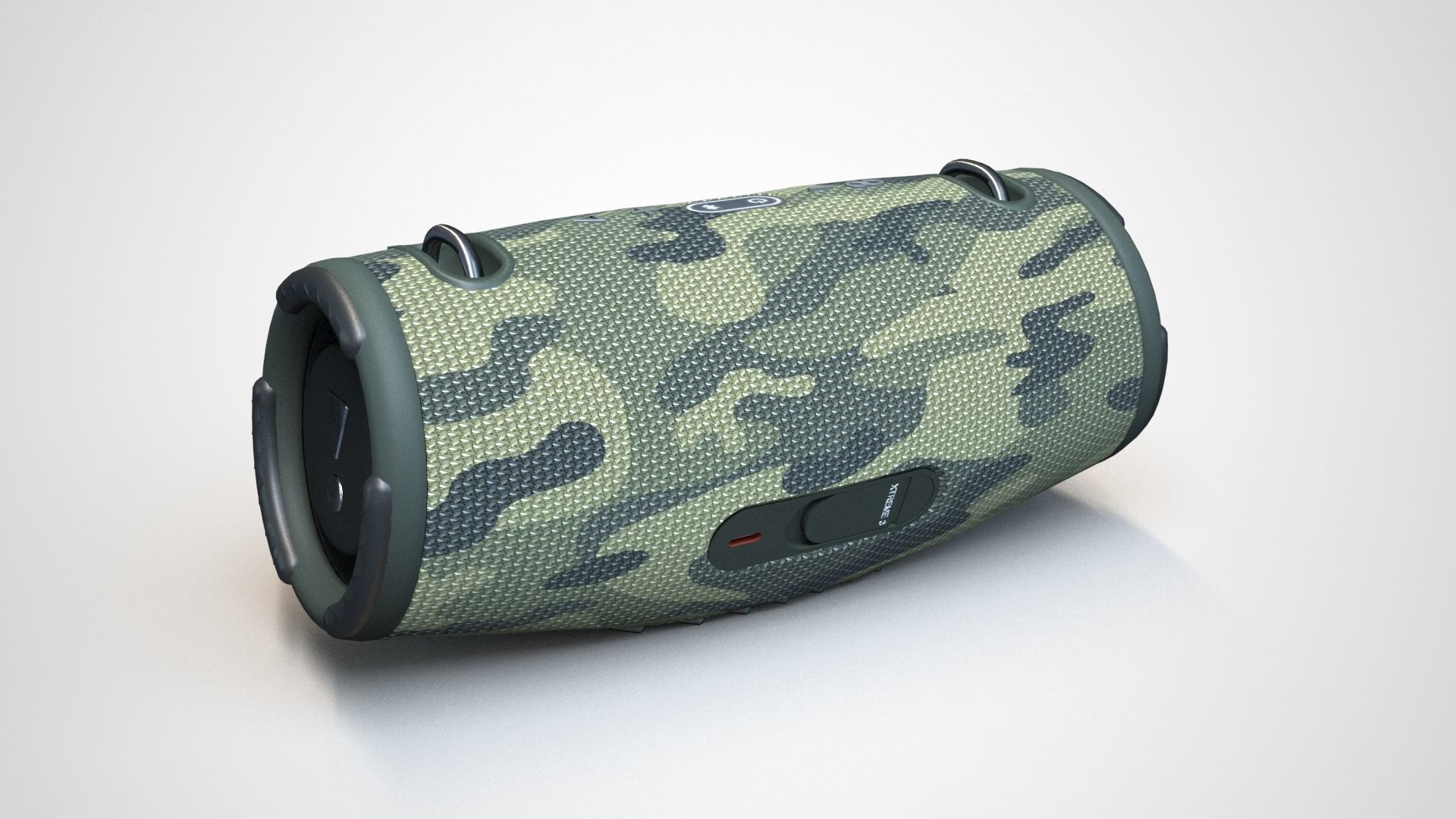 JBL XTREME 3 Camo Low-poly 3D model_33