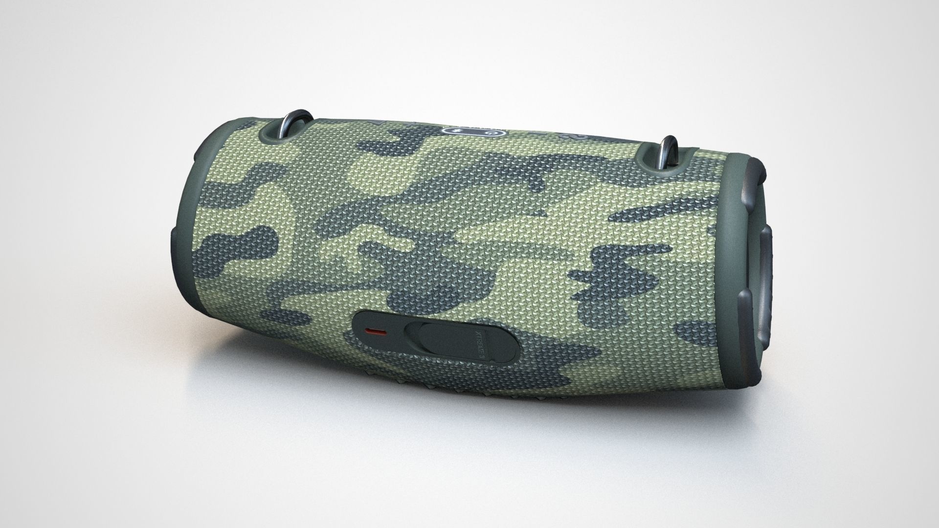 JBL XTREME 3 Camo Low-poly 3D model_28