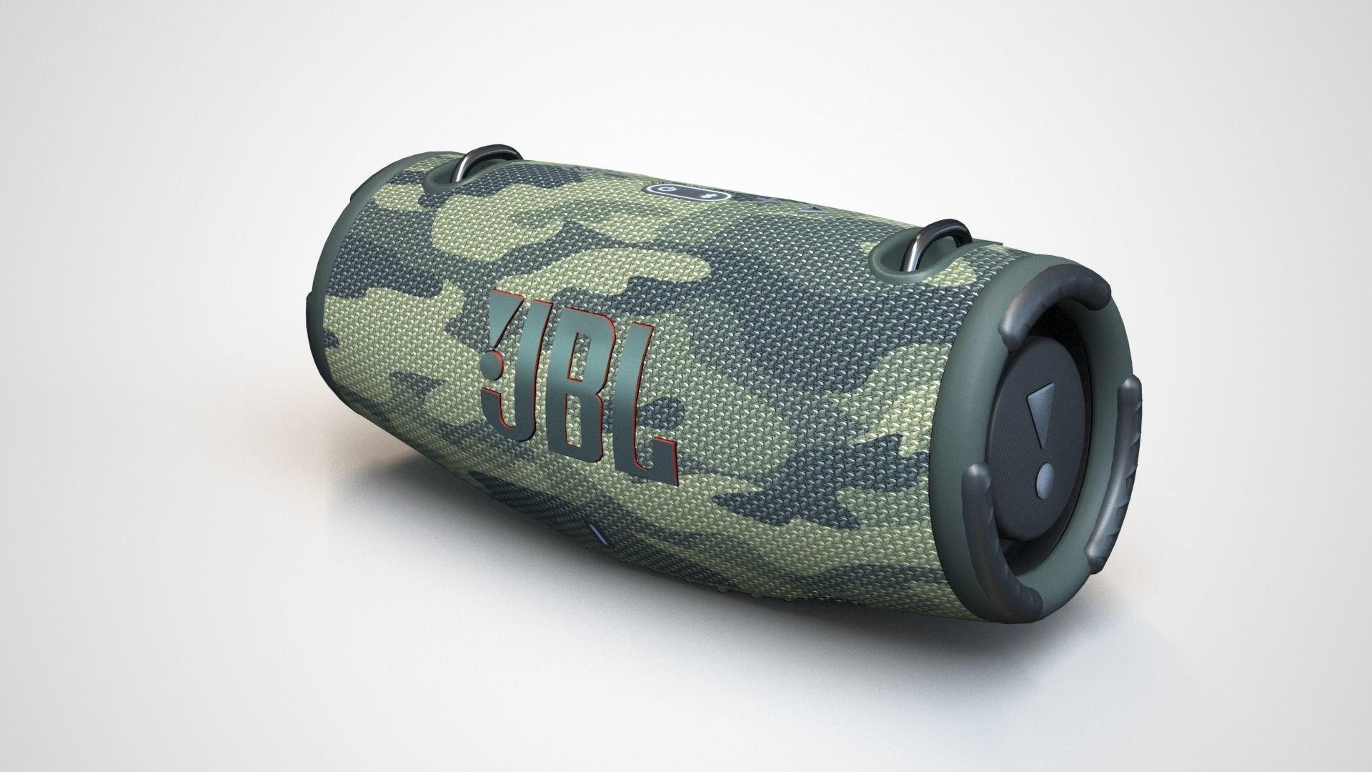 JBL XTREME 3 Camo Low-poly 3D model_44