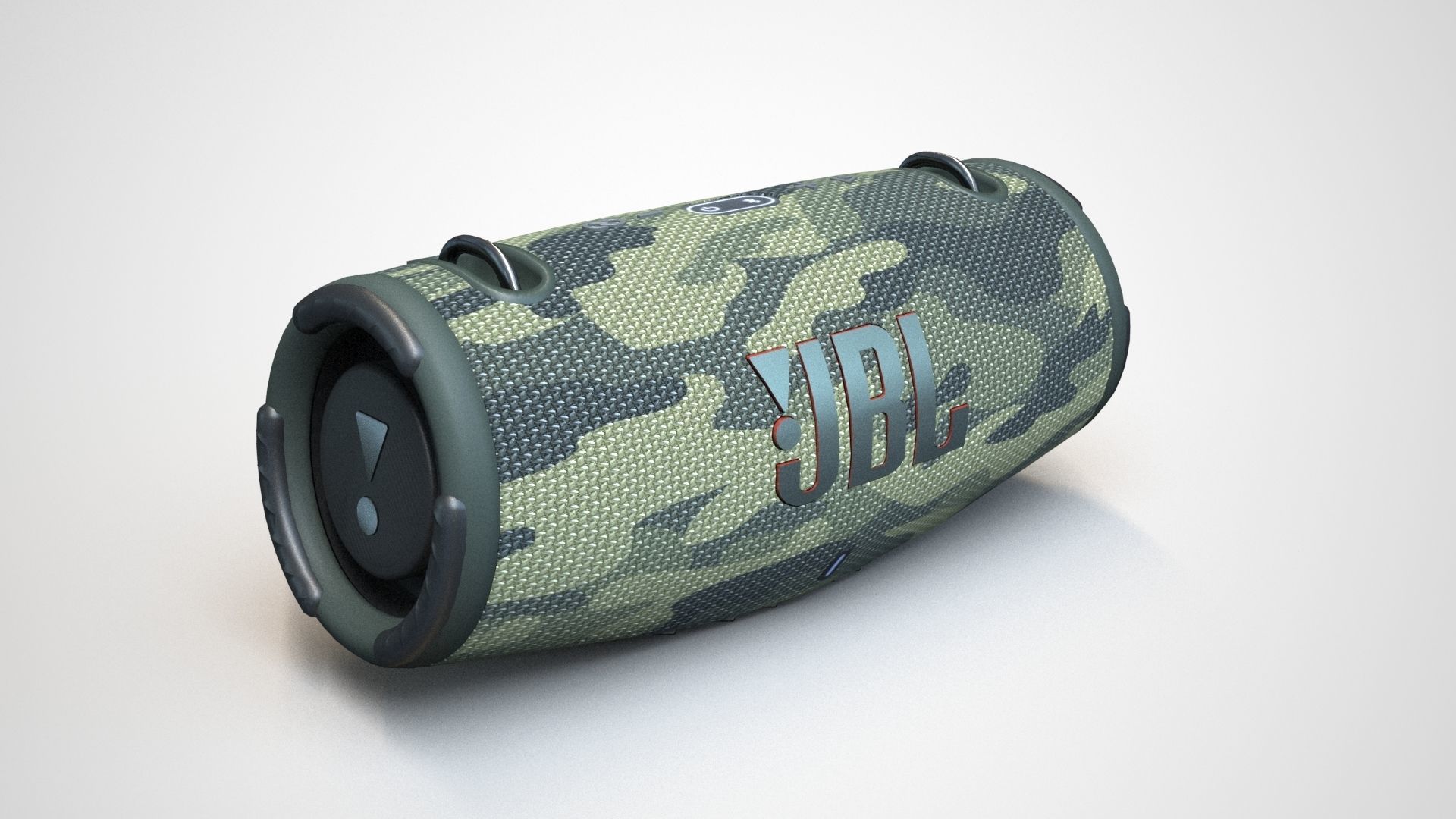 JBL XTREME 3 Camo Low-poly 3D model_16