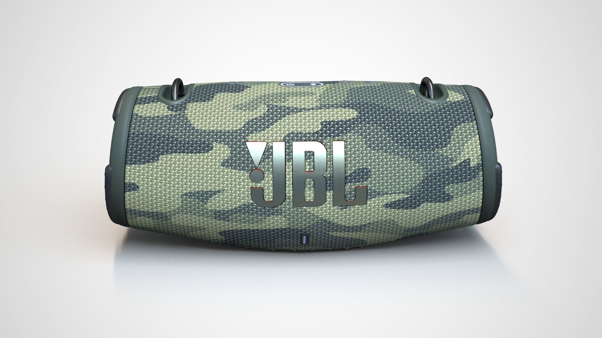JBL XTREME 3 Camo Low-poly 3D model_12