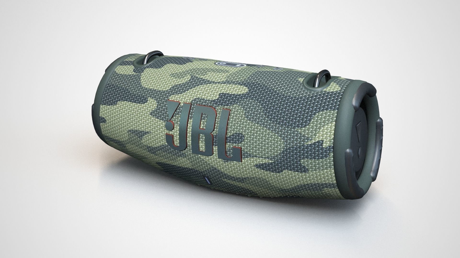 JBL XTREME 3 Camo Low-poly 3D model_45