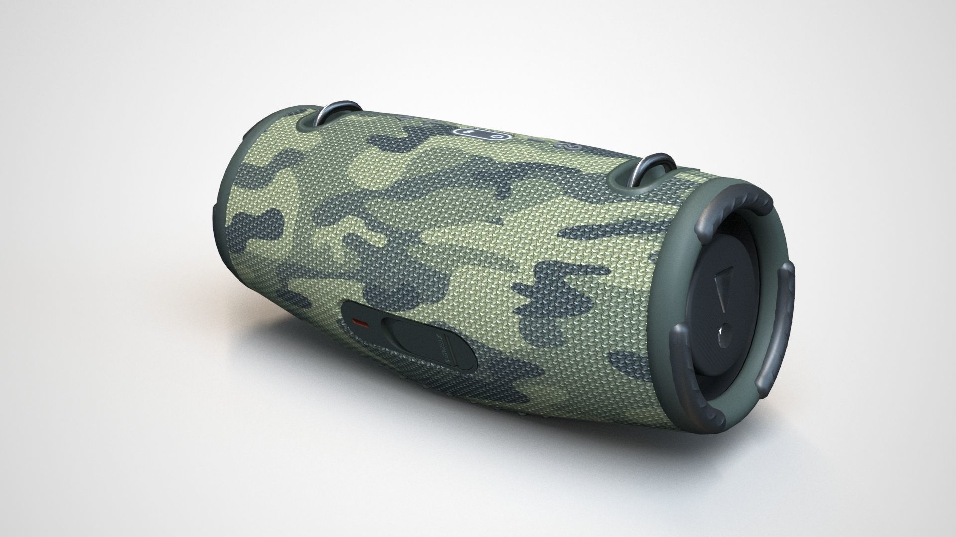 JBL XTREME 3 Camo Low-poly 3D model_26