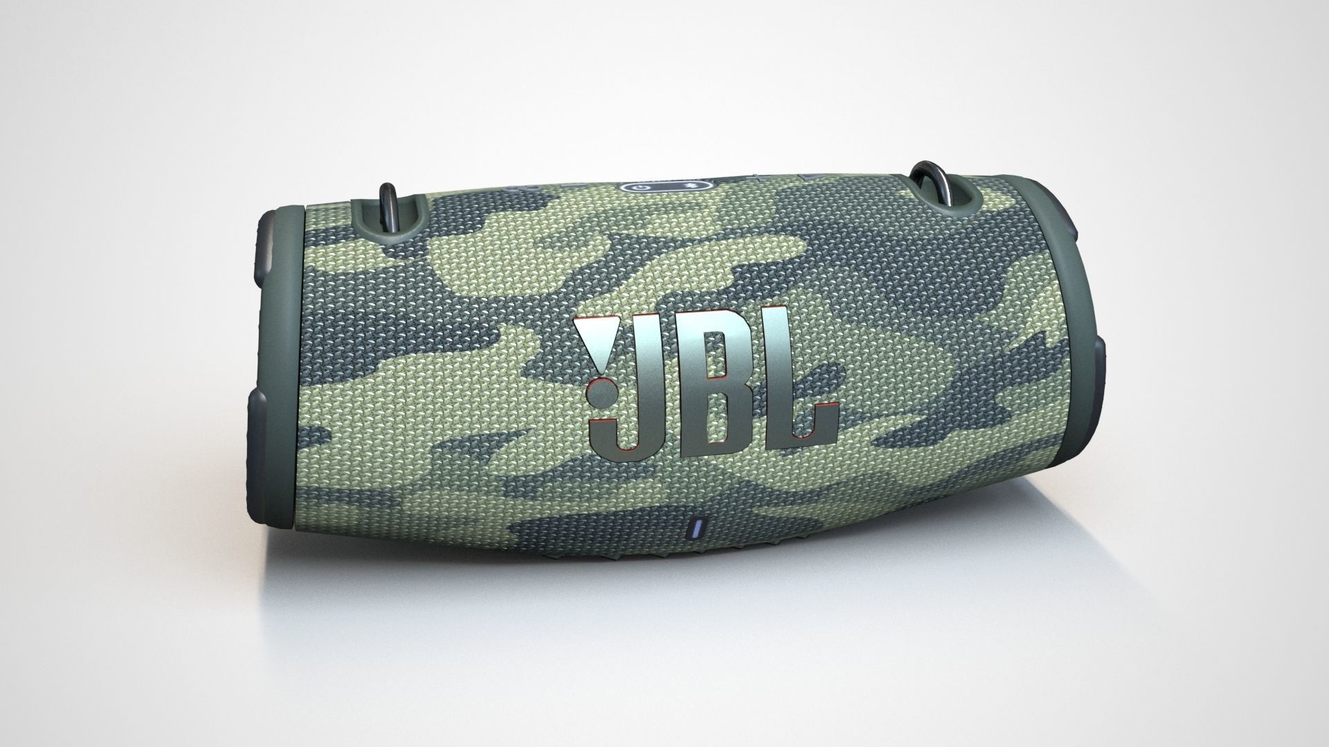 JBL XTREME 3 Camo Low-poly 3D model_13