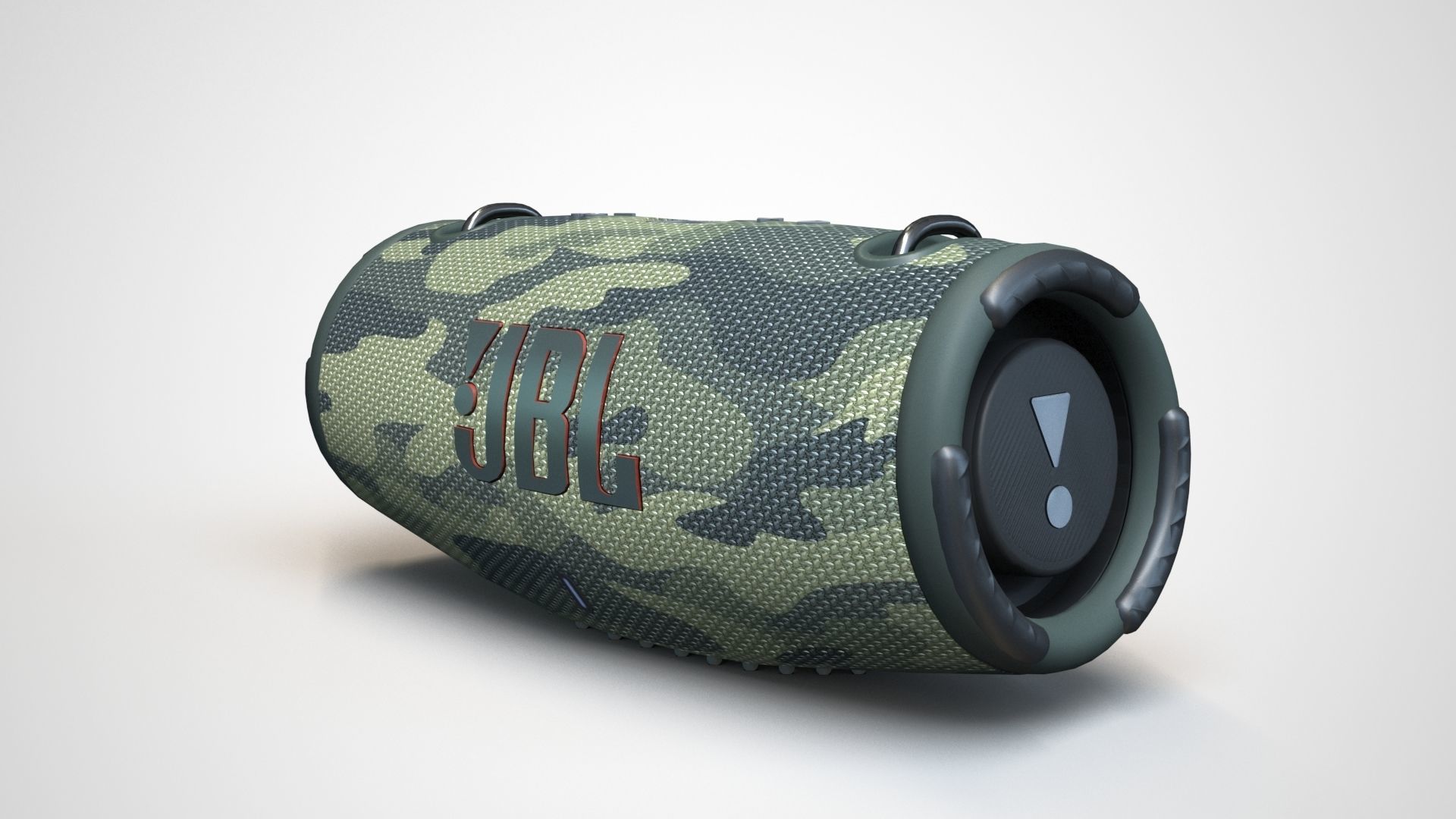 JBL XTREME 3 Camo Low-poly 3D model_4