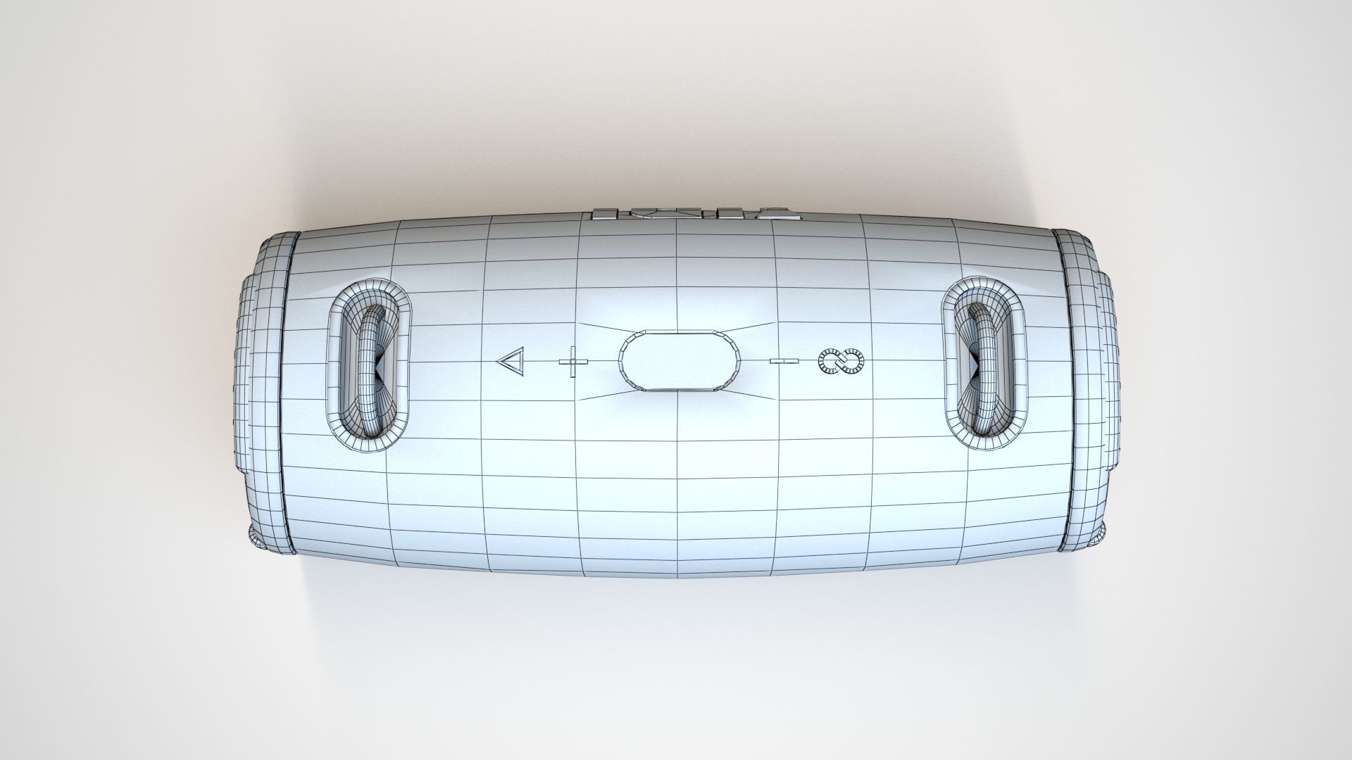 JBL XTREME 3 Camo Low-poly 3D model_10