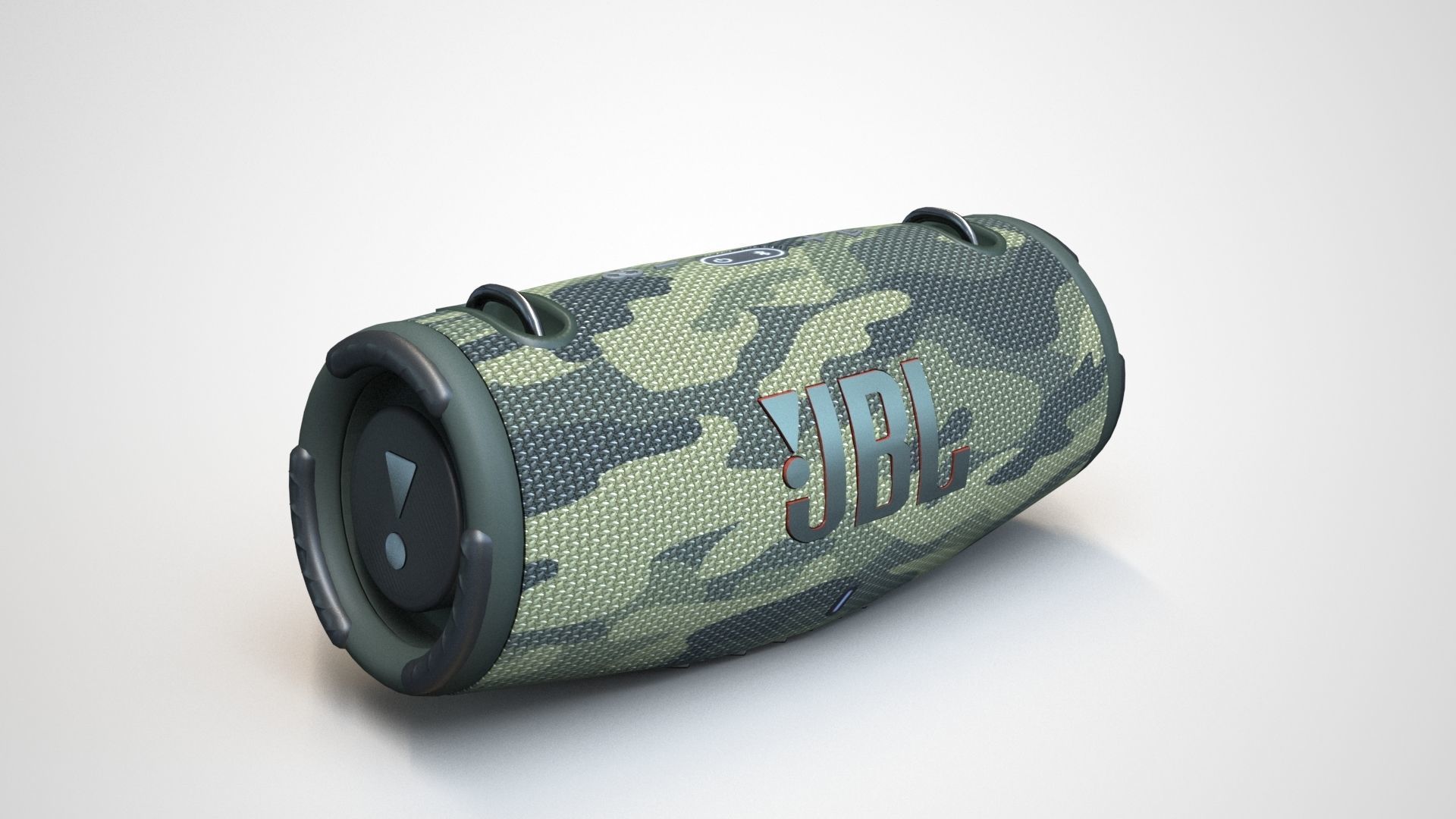 JBL XTREME 3 Camo Low-poly 3D model_1