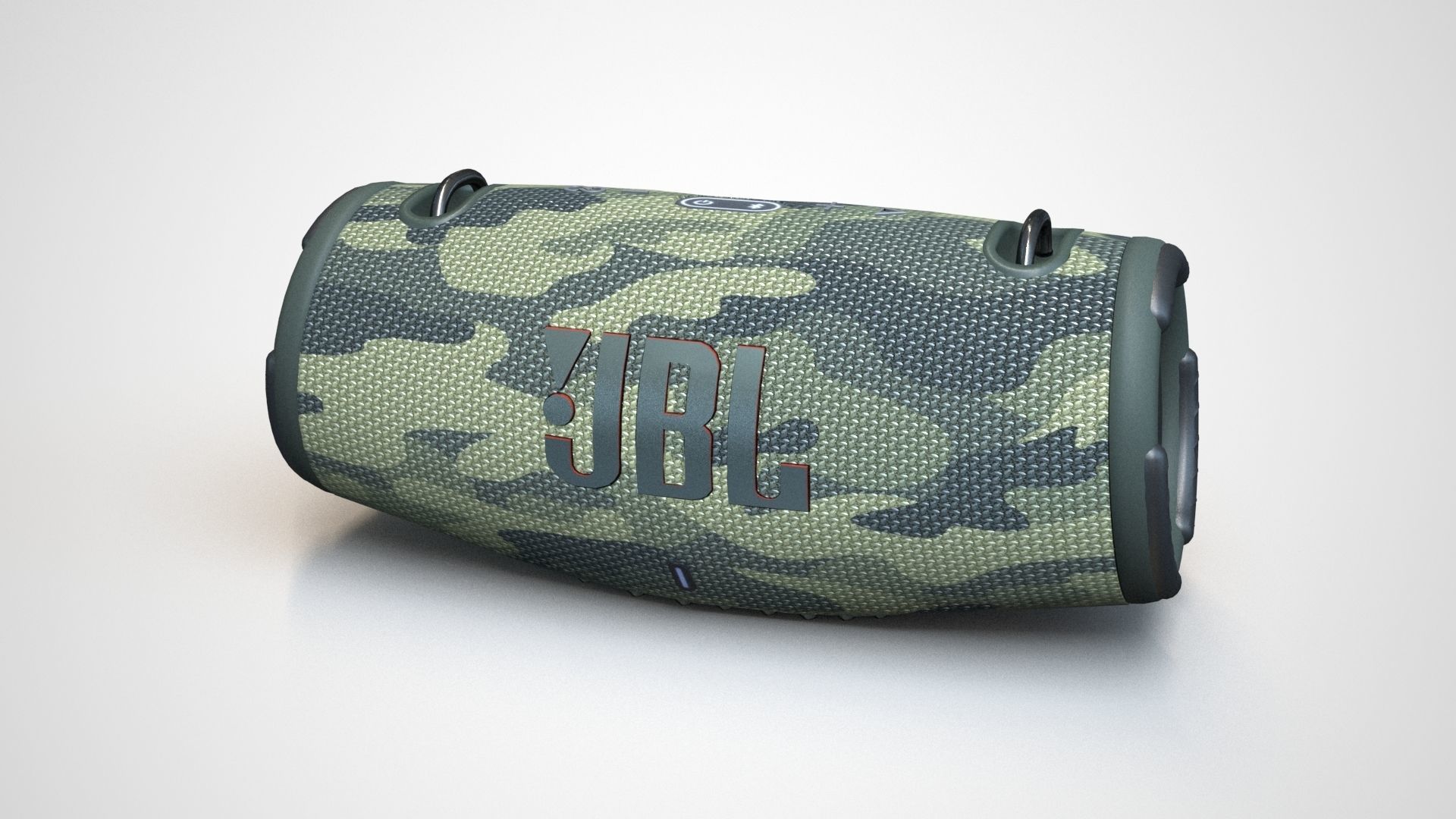 JBL XTREME 3 Camo Low-poly 3D model_46