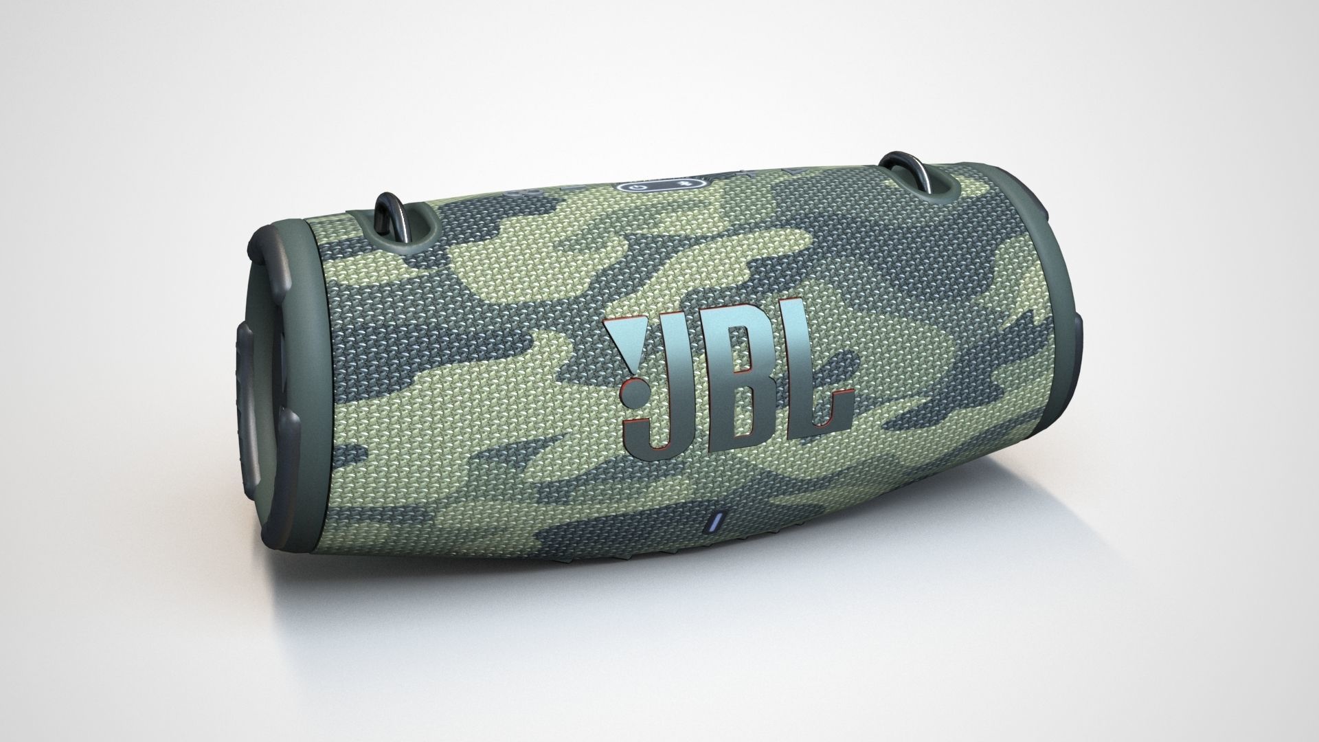 JBL XTREME 3 Camo Low-poly 3D model_14