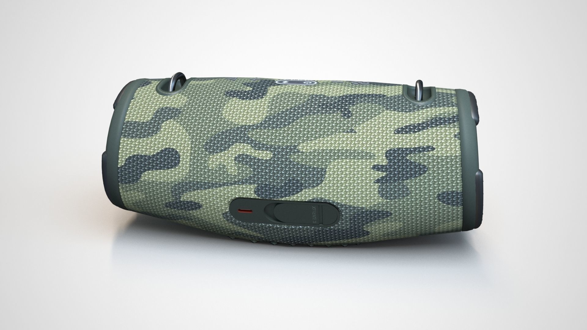 JBL XTREME 3 Camo Low-poly 3D model_29