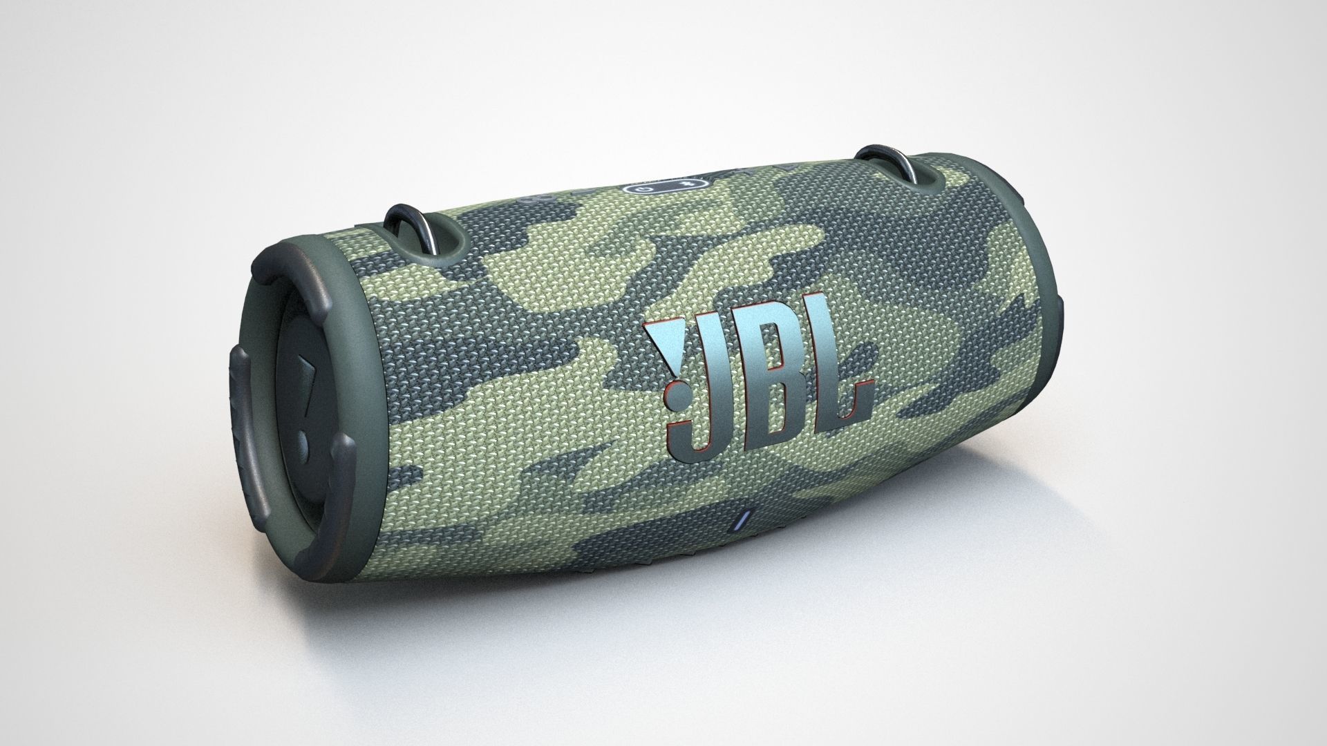 JBL XTREME 3 Camo Low-poly 3D model_15