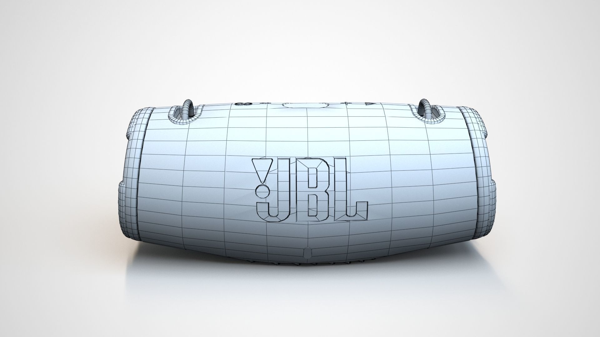 JBL XTREME 3 Camo Low-poly 3D model_7