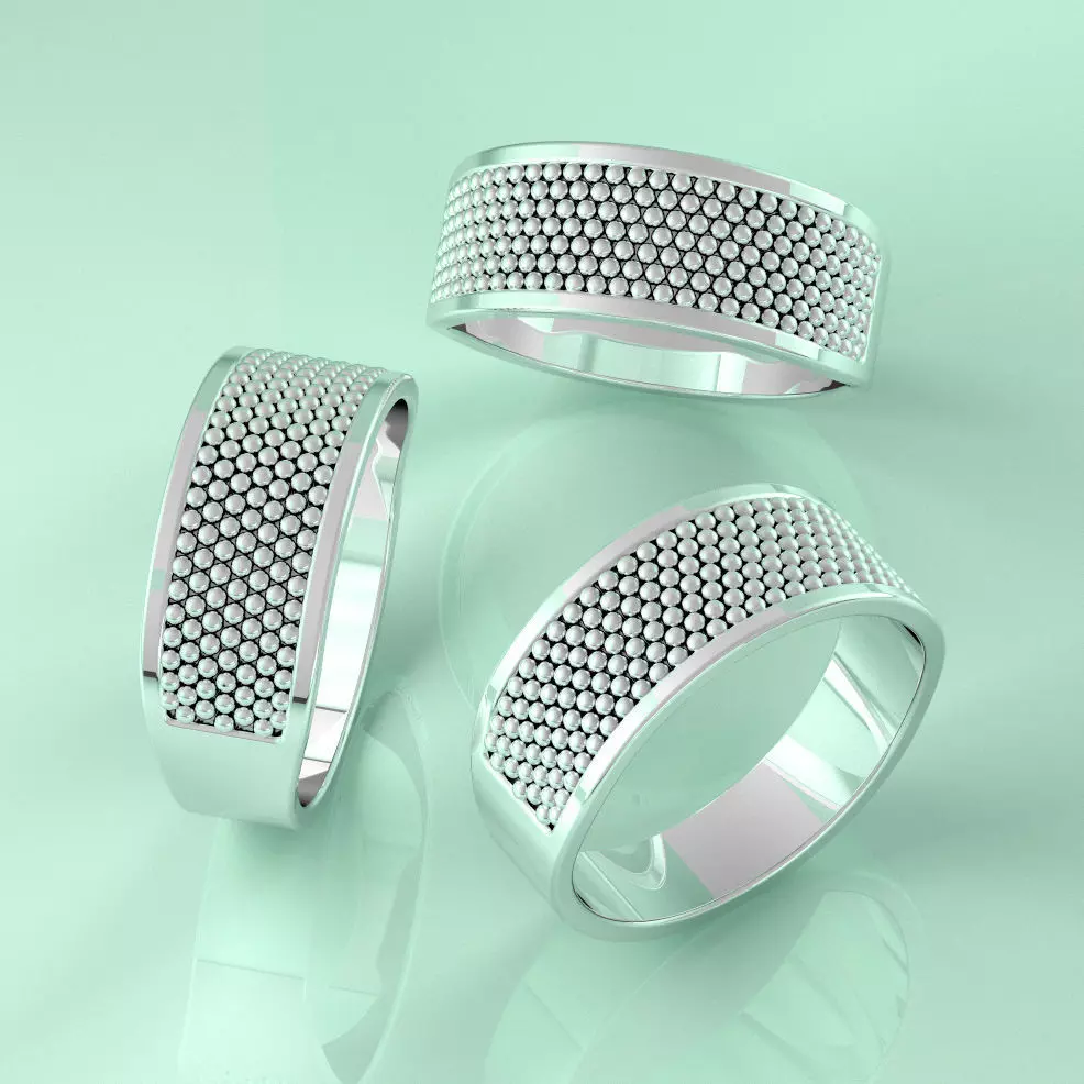 Anel Bolinha 002 3D print model_0