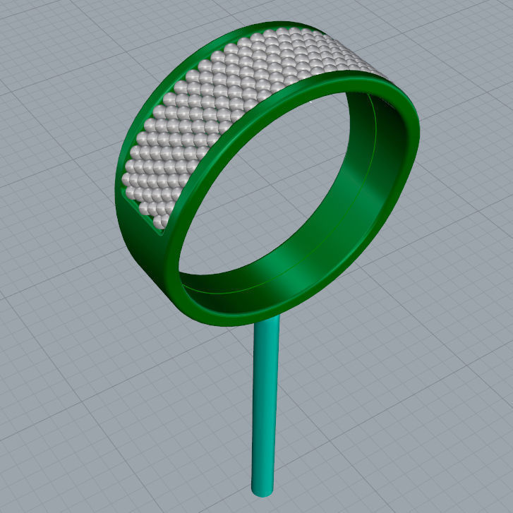Anel Bolinha 002 3D print model_5