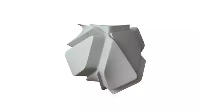 Sci Fi Object No 6335 Low Poly