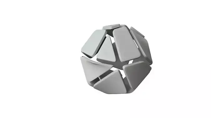 Sci Fi Object No 6311 Low Poly