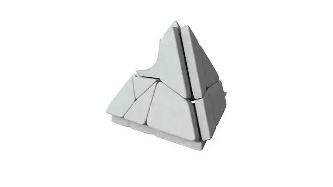 Sci Fi Object No 5464 Low Poly
