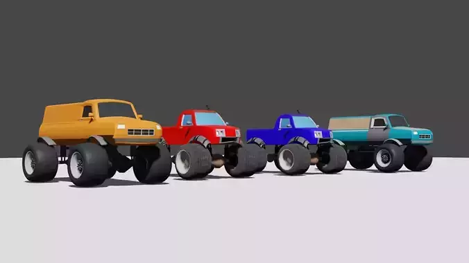 Stylish Monster Truck Pack
