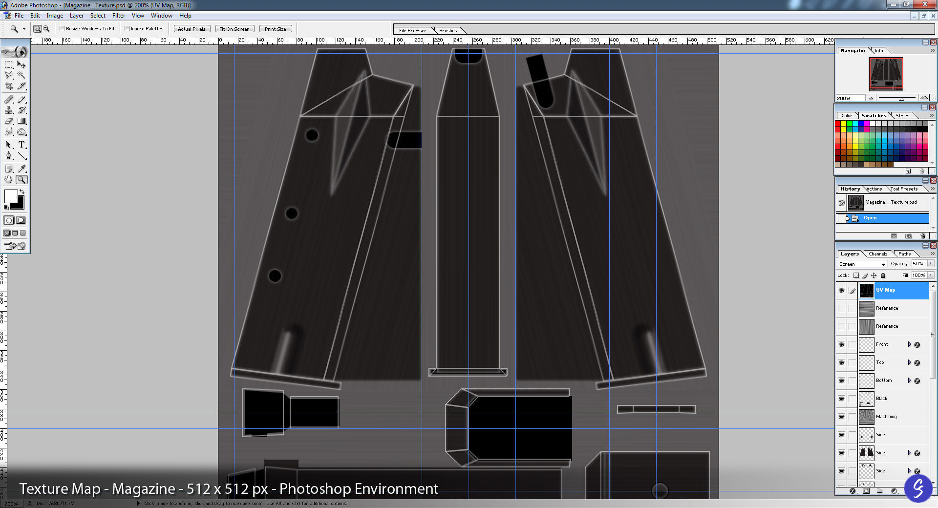 Low-Polygon Walther P88 Compact 9mm Pistol Low-poly 3D model_72